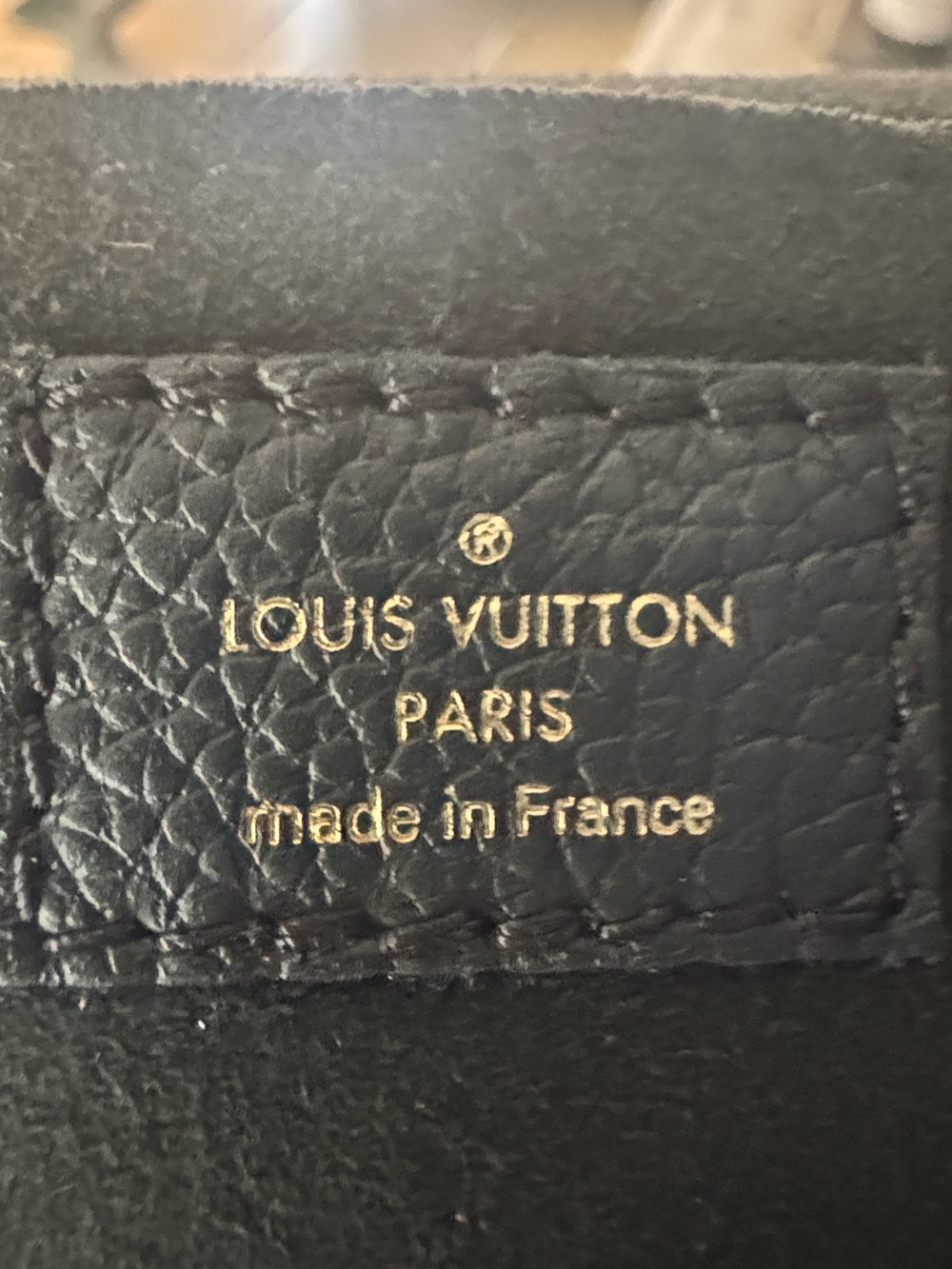 Louis Vuitton Black Mini Tote with Beige Monogram Accents - Picture 2 of 12